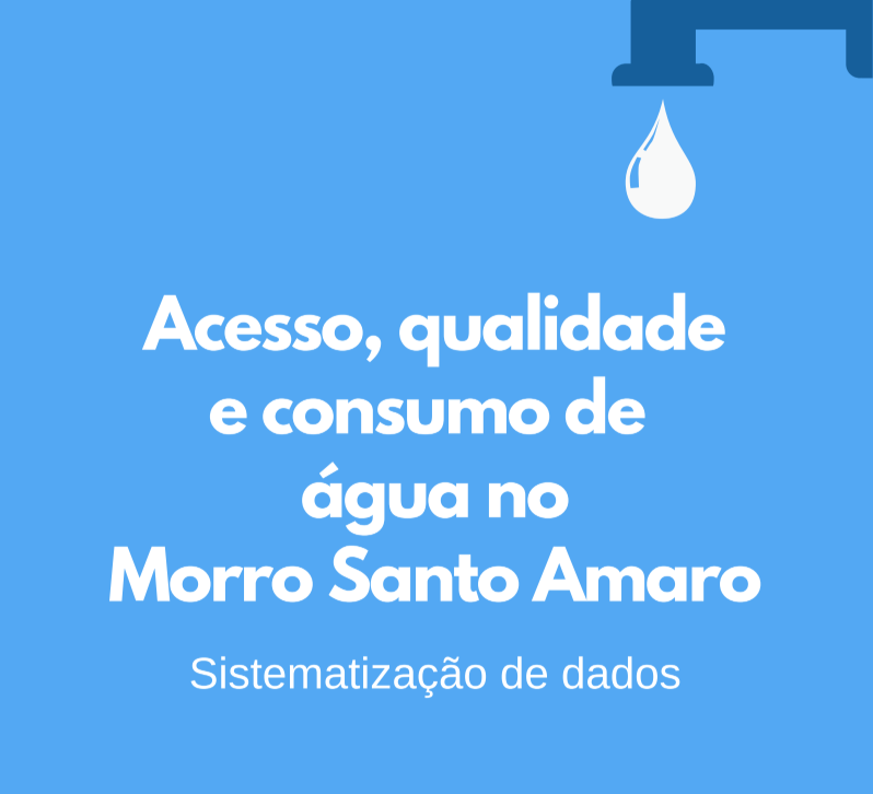Acesso, qualidade e consumo de água no Morro Santo Amaro — sistematização de dados