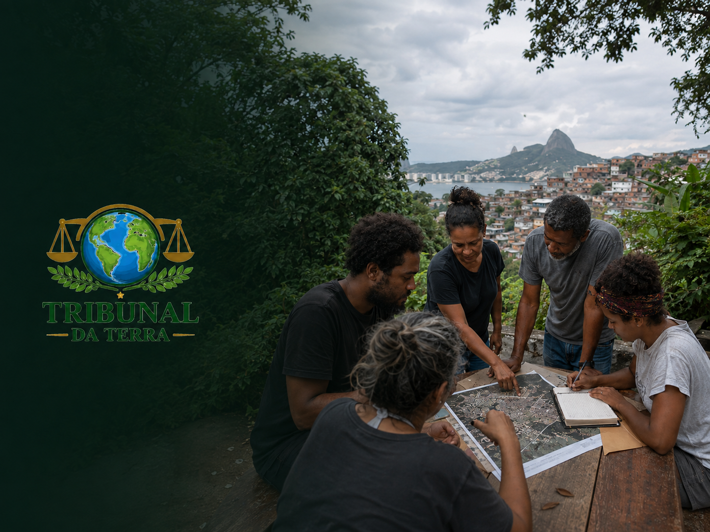 Moradores do Morro Santo Amaro em oficina de diagnóstico territorial do Tribunal da Terra